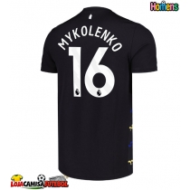 Camisa de Futebol Everton Vitaliy Mykolenko #16 Equipamento Alternativo 2025-26 Manga Curta